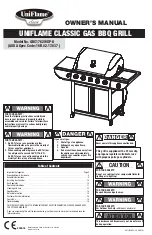 Uniflame GBC1762WSP-U Owner'S Manual preview