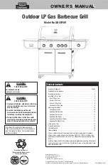 Preview for 1 page of Uniflame GBC976W Owner'S Manual