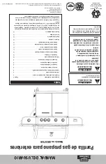 Preview for 28 page of Uniflame GBC976W Owner'S Manual