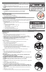 Предварительный просмотр 9 страницы Uniflame GBT1712W-U Owner'S Manual