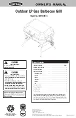 Preview for 1 page of Uniflame GBT904W-C Owner'S Manual