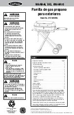 Предварительный просмотр 11 страницы Uniflame GTC1205WHL Owner'S Manual