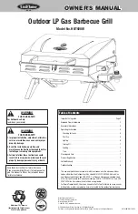 Предварительный просмотр 1 страницы Uniflame HBT920W Owner'S Manual