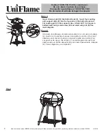 Preview for 10 page of Uniflame NB1854 Owner'S Manual