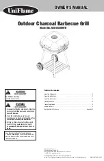 Предварительный просмотр 1 страницы Uniflame NB1854WRTR Owner'S Manual