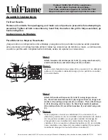 Предварительный просмотр 8 страницы Uniflame NBC1712C Owner'S Manual