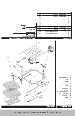 Предварительный просмотр 14 страницы Uniflame Outdoor Charcoal Barbecue Grill NB1854WRT-C Owner'S Manual