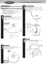 Предварительный просмотр 4 страницы Uniflame Outdoor Charcoal Barbecue Grill NPC1605-4SS Owner'S Manual