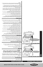 Preview for 11 page of Uniflame Outdoor Charcoal Barbecue Grill NPC2204 Owner'S Manual