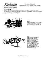 Предварительный просмотр 7 страницы Uniflame Sunbeam BC1712E Deluxe Owner'S Manual