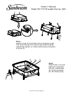 Предварительный просмотр 8 страницы Uniflame Sunbeam BC1712E Deluxe Owner'S Manual
