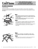 Предварительный просмотр 8 страницы Uniflame UniFlame 251675 Owner'S Manual