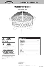 Uniflame WAD506AS Owner'S Manual preview