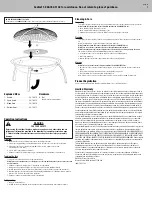 Preview for 2 page of Uniflame WAD996SP Owner'S Manual