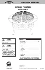 Preview for 1 page of Uniflame WAD997SP Owner'S Manual