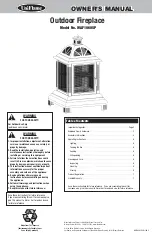 Uniflame WAF1060SP Owner'S Manual preview