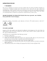 Preview for 8 page of Uniforest 35M Instructions For Use Manual