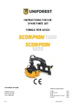 Preview for 1 page of Uniforest SCORPION 1300 Instructions For Use Manual