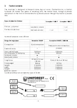 Preview for 4 page of Uniforest SCORPION 1300 Instructions For Use Manual