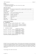 Preview for 2 page of Uniform Industrial MSR152 Series Simple Manual