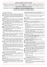 Preview for 2 page of Unigas E115X-FGR M Series Manual Of Installation - Use - Maintenance