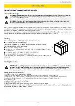 Preview for 13 page of Unigas E115X-FGR M Series Manual Of Installation - Use - Maintenance