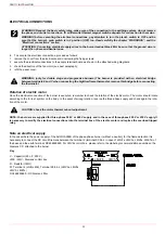 Preview for 22 page of Unigas E115X-FGR M Series Manual Of Installation - Use - Maintenance