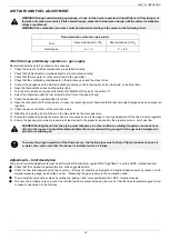 Preview for 25 page of Unigas E115X-FGR M Series Manual Of Installation - Use - Maintenance