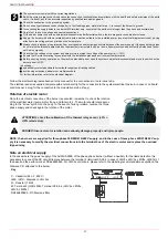 Preview for 27 page of Unigas H365X Manual Of Installation - Use - Maintenance