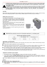 Preview for 18 page of Unigas HP20 Manual Of Installation - Use - Maintenance