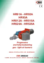 Unigas HR93A Manual Of Installation - Use - Maintenance preview