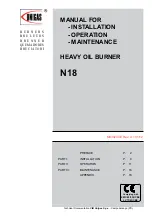 Unigas N18 Manual For Installation, Operation And Maintenance preview