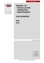 Preview for 1 page of Unigas P60 M-0.40 Series Installation, Operation And Maintenance Manual