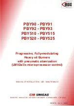 Preview for 1 page of Unigas PBY93 Manual For Use, Installation And Maintenance