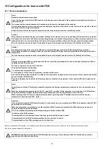 Preview for 74 page of Unigas TLX92R Manual