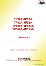 Предварительный просмотр 1 страницы Unigas TP90A Installation, User'S, And Maintenance Manual