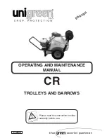 Unigreen Trolleys and Barrows Operating And Maintenance Manual preview