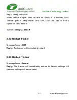 Preview for 12 page of UniGuard UM206 User Manual