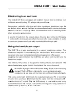 Preview for 7 page of Unika DI-BT User Manual