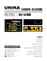 Unika DI-USB User Manual предпросмотр