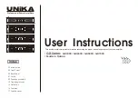 Preview for 1 page of Unika GX-Series User Instructions