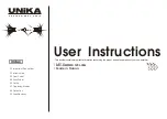 Unika MT-600Q User Instructions preview