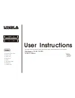 Unika PA-180 User Instructions предпросмотр