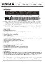 Preview for 3 page of Unika PC-USB Series User Manual