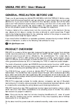 Preview for 2 page of Unika PRO BT5 User Manual