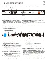 Предварительный просмотр 3 страницы Unika PX-22SUB User Instructions