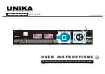 Unika RACK POWER User Instructions preview