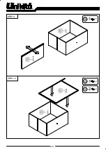 Предварительный просмотр 9 страницы Unikito TV Stand with Bag Drawers Assembly Instruction Manual