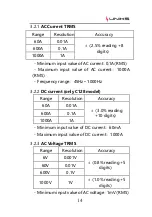 Preview for 14 page of Uniks C126 User Manual