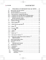 Предварительный просмотр 5 страницы Uniks GHOST METER F User Manual